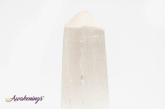 Selenite/Satin Spar Hexagon Tower