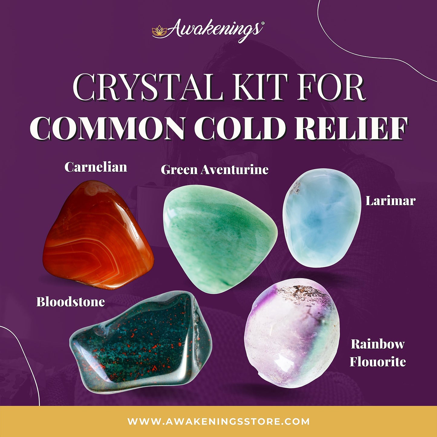 Common Cold Relief Crystal Kit