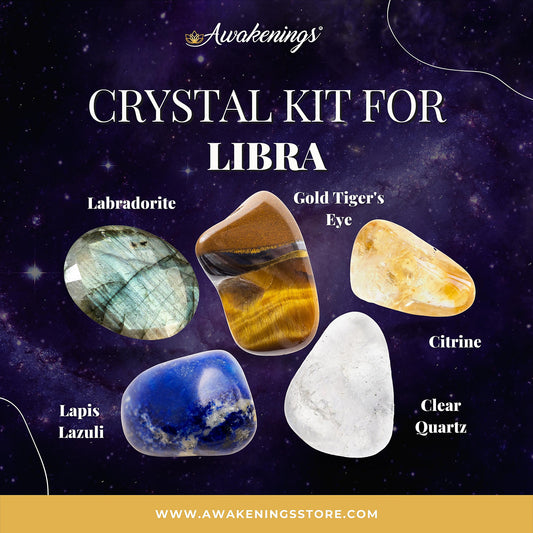 Libra Zodiac Crystal Kit