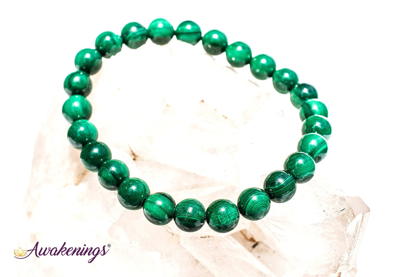 Malachite Bracelet-7-8mm
