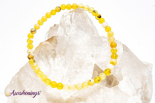 Yellow Opal Bracelet - 4mm