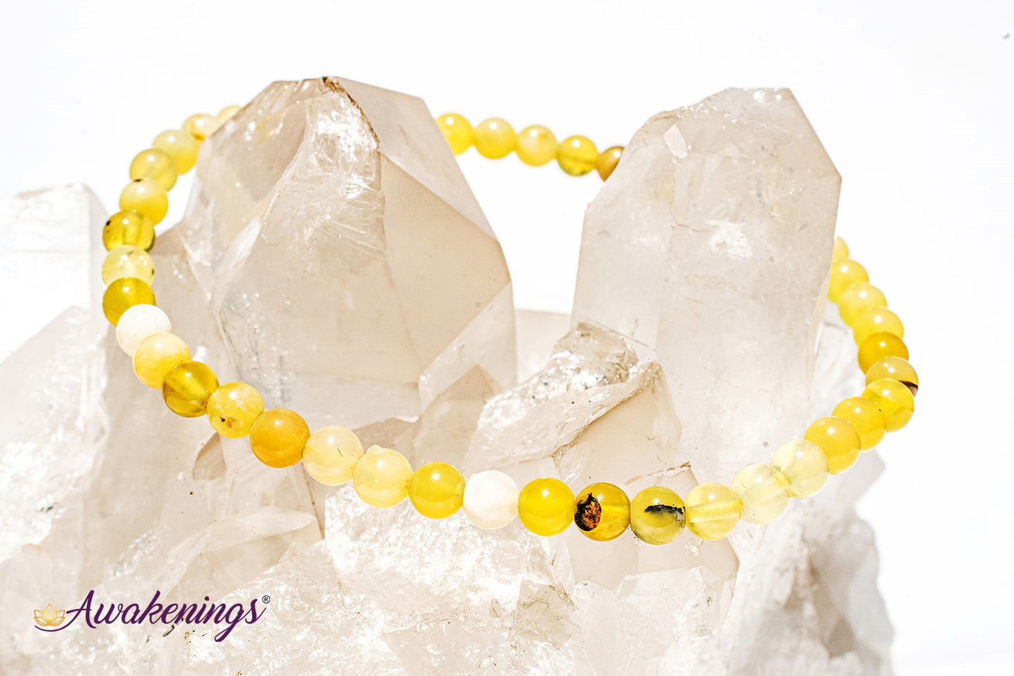 Yellow Opal Bracelet - 4mm