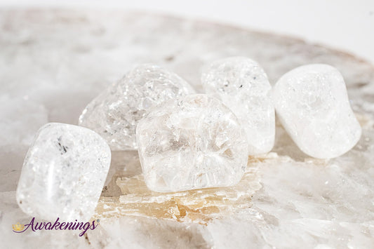 Crackled Clear Quartz - Tumbled