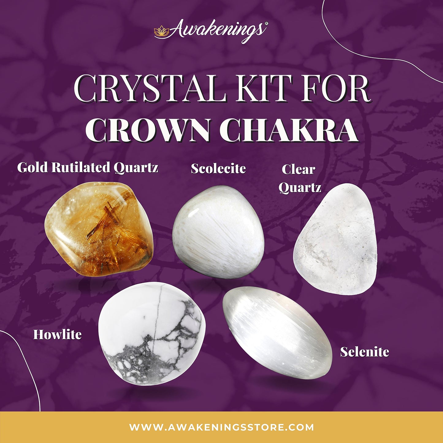 Crown Chakra Crystal Kit