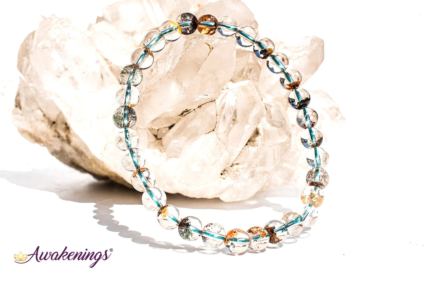 Phantom Quartz Bracelet-5-8mm