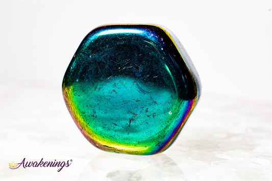 Magnetic Rainbow Hematite - Tumbled