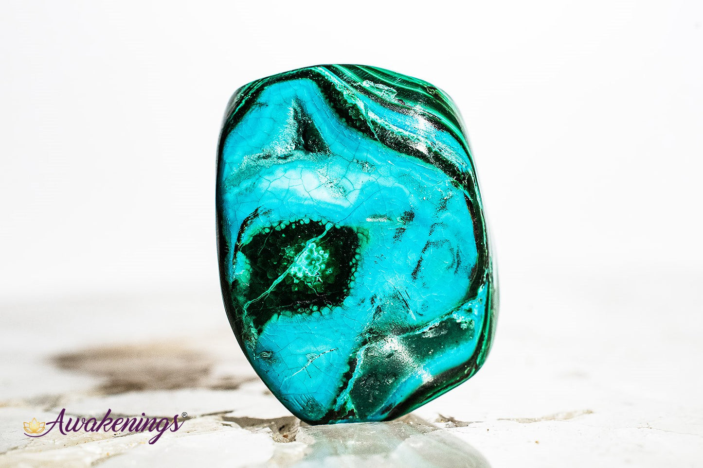 Malachite & Chrysocolla- Large Tumbled