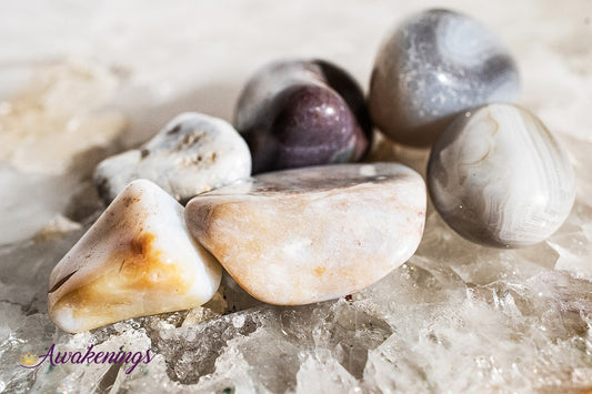 Blue Chalcedony - Tumbled