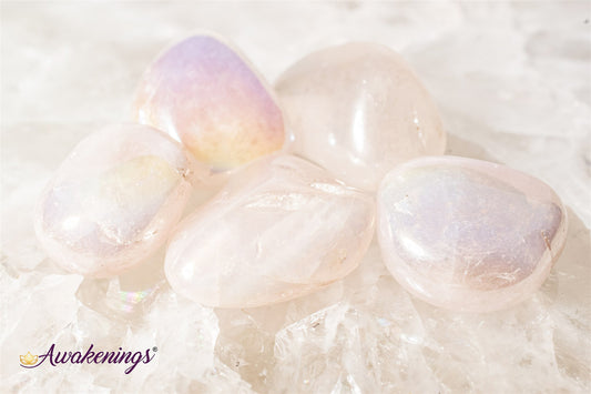 Aura Rose Quartz - Tumbled