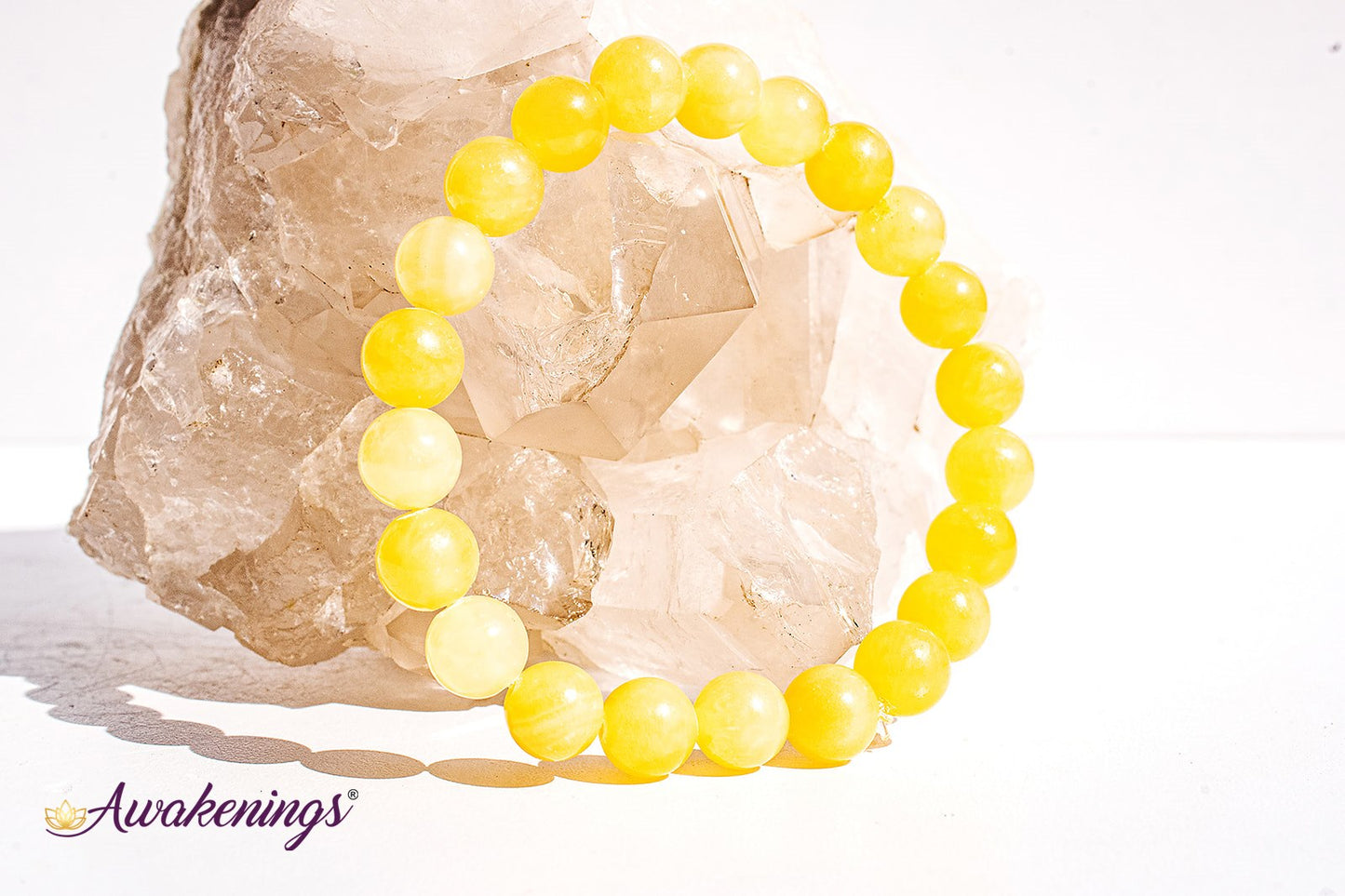 Yellow Calcite Bracelet - 10mm