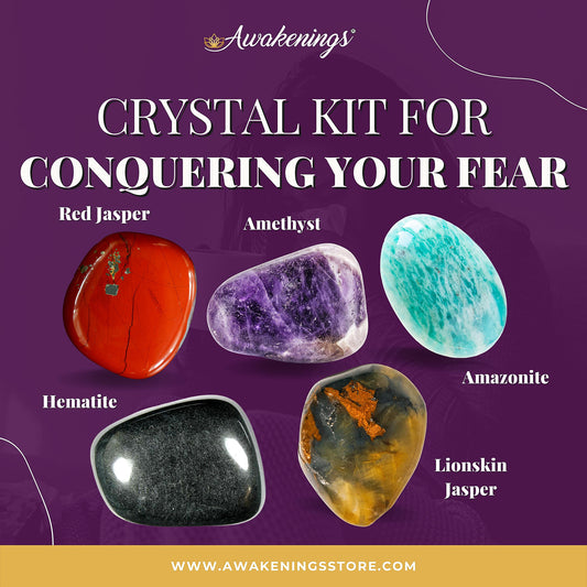 Conquer Your Fear Crystal Kit