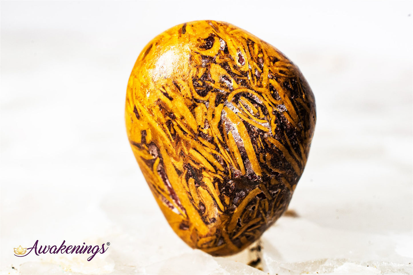 Arabic Miriam Jasper (Calligraphy Script Stone) - Tumbled