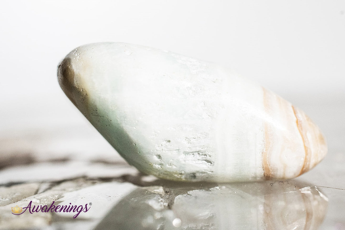 Caribbean Blue Calcite - Tumbled