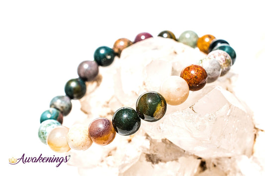 Ocean Jasper/Sea Sediment Bracelet-8mm