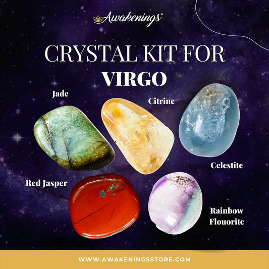 Virgo Zodiac Crystal Kit