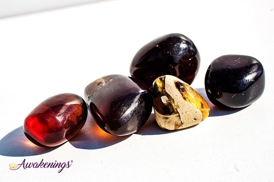 Blue Amber - Tumbled