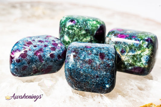 Ruby in Kyanite - Large Tumbled