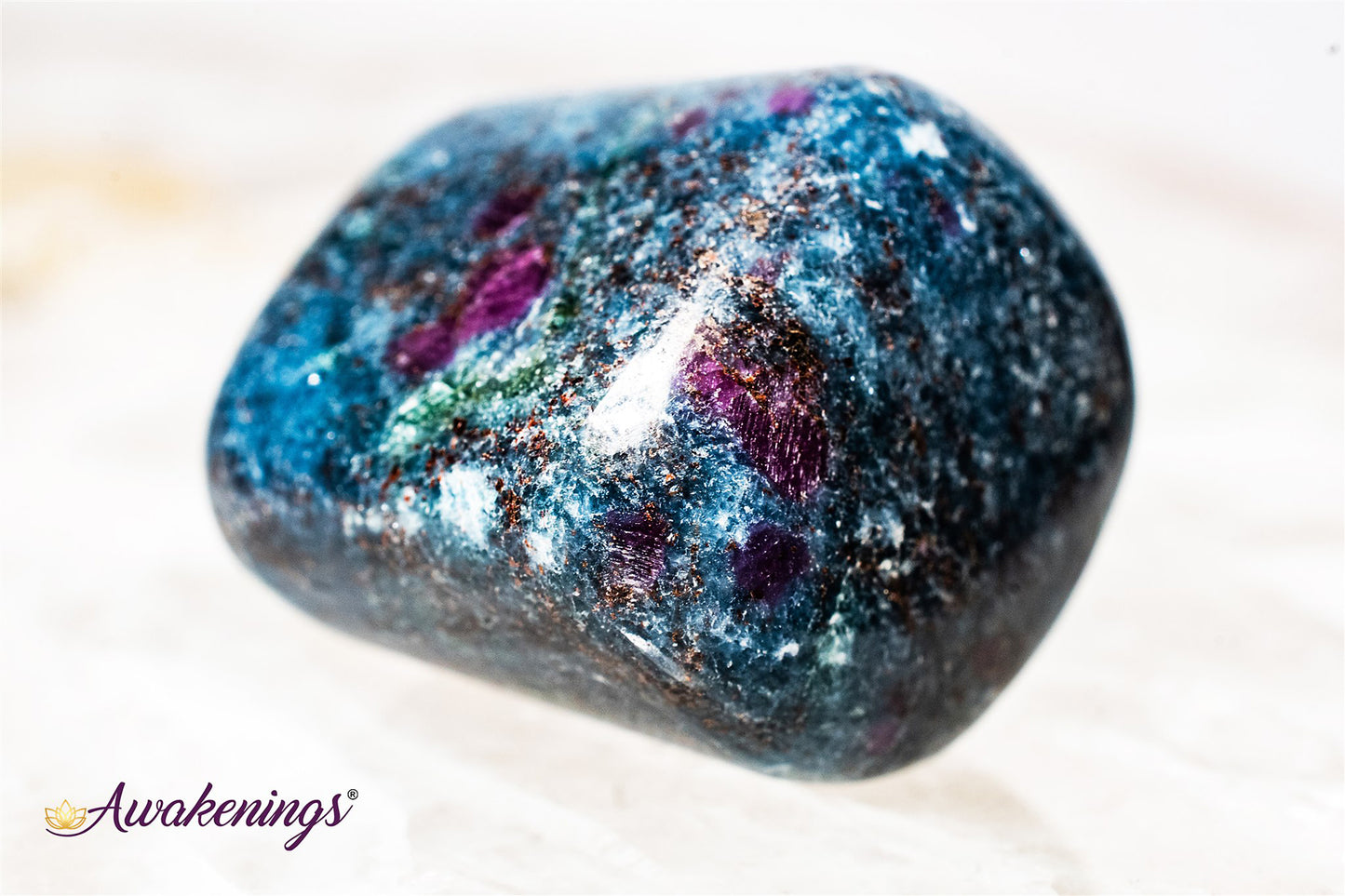 Ruby in Kyanite - Large Tumbled