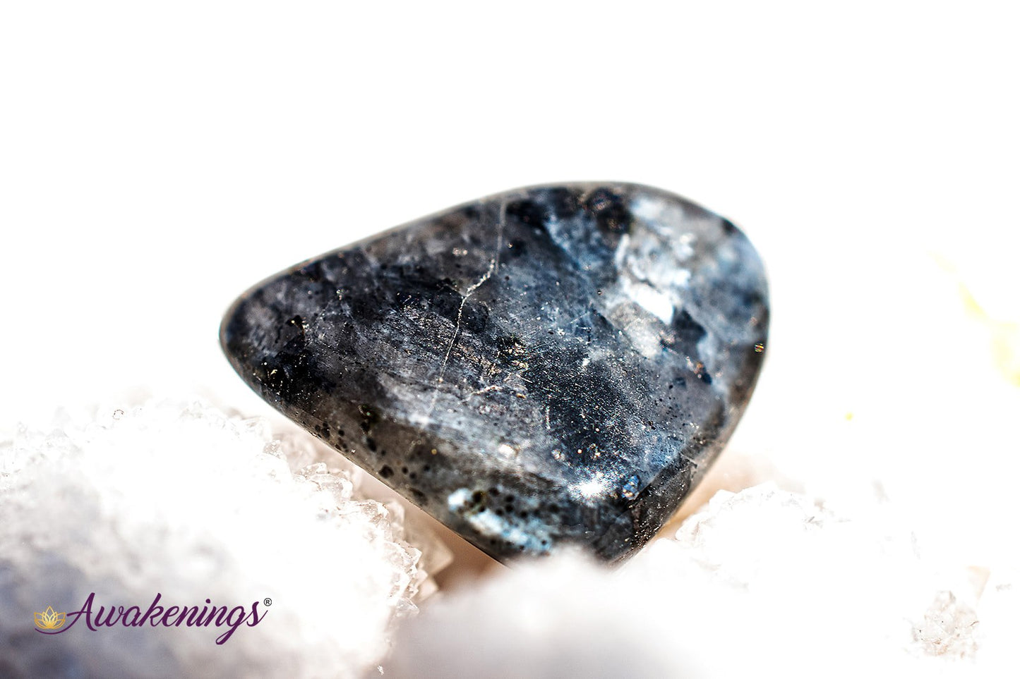 Black Labradorite (Larvakite) - Tumbled Chips