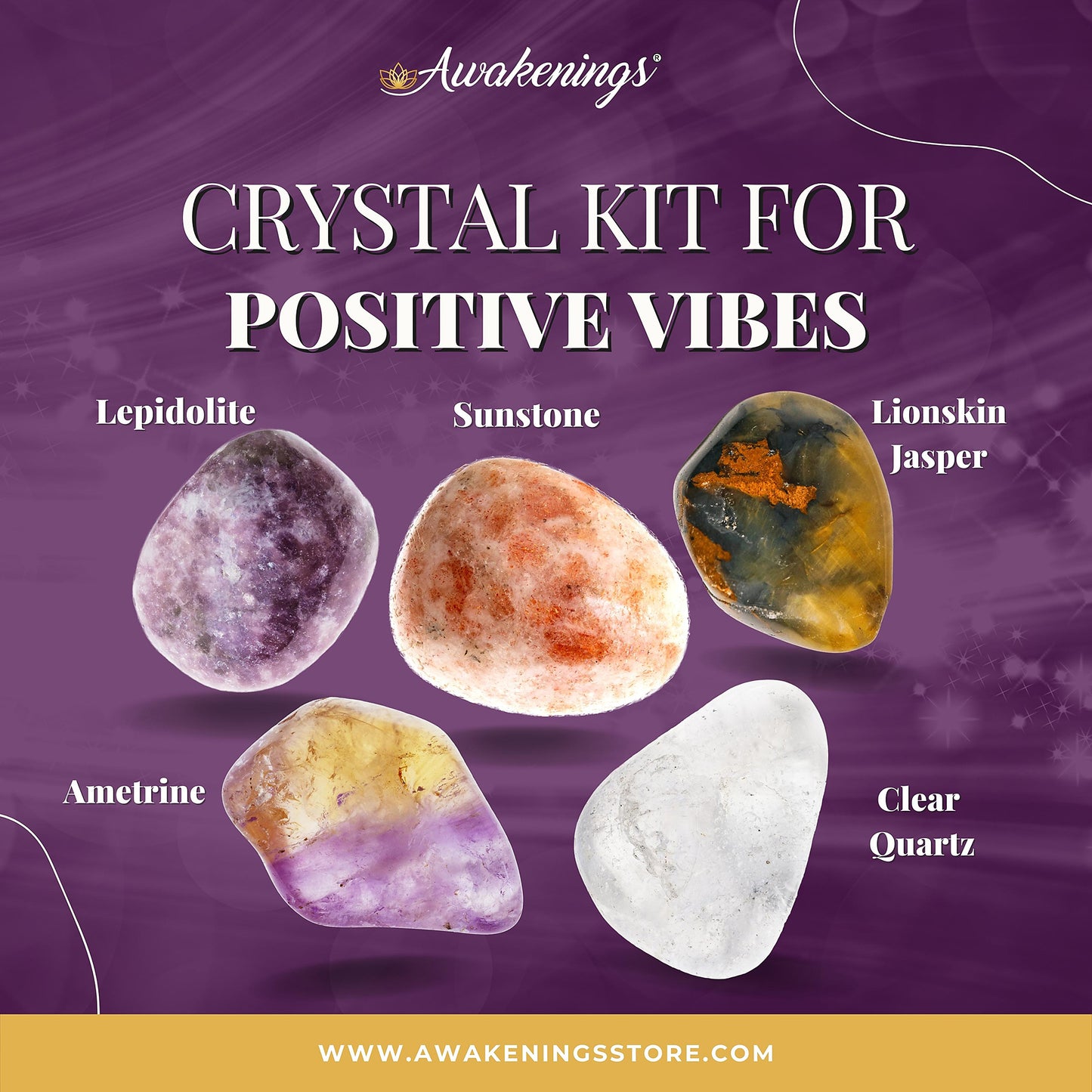 Positive Vibes Crystal kit