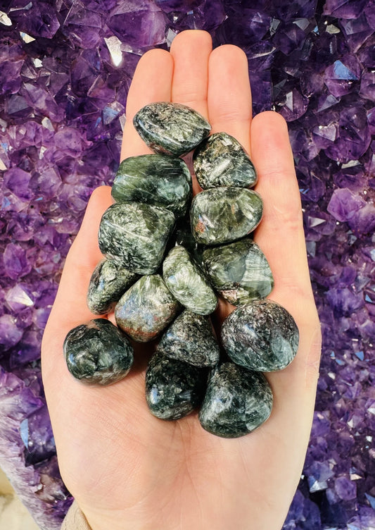 Seraphinite - Tumbled