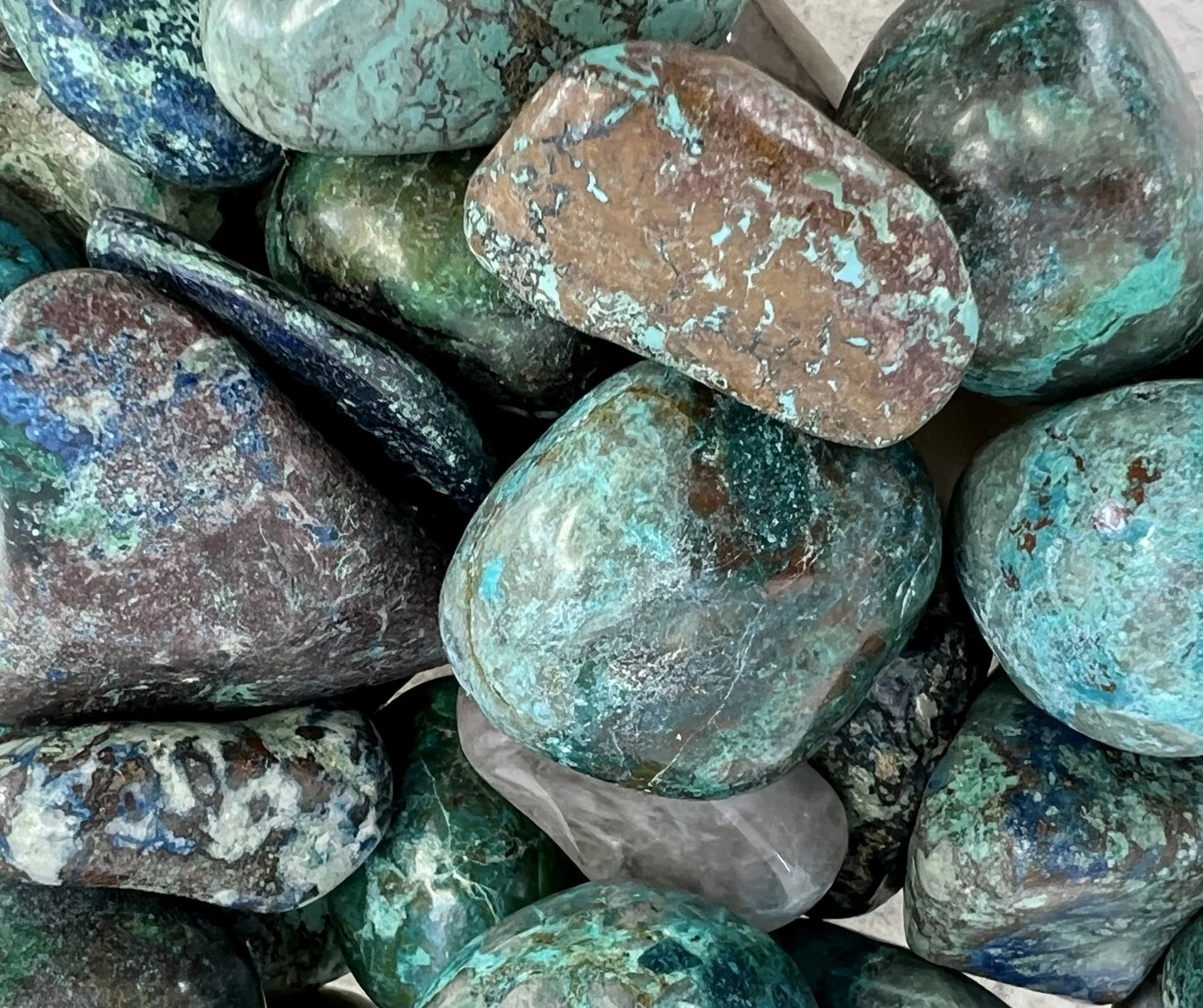 Shattuckite - Tumbled