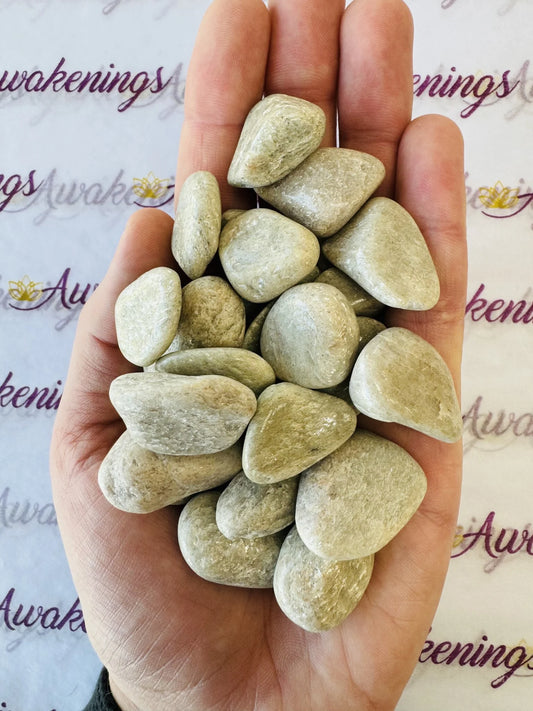 Silver White Aventurine - Tumbled