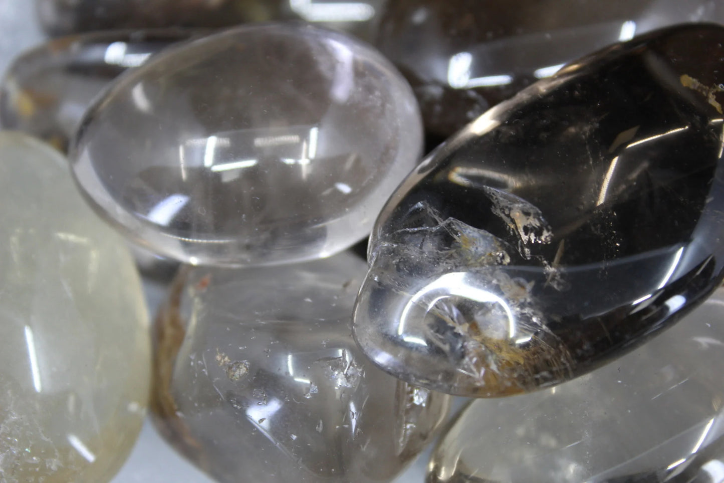 Smoky (Smokey) Quartz - Tumbled XL Smooth