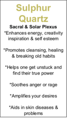 Sulphur Quartz - Tumbled