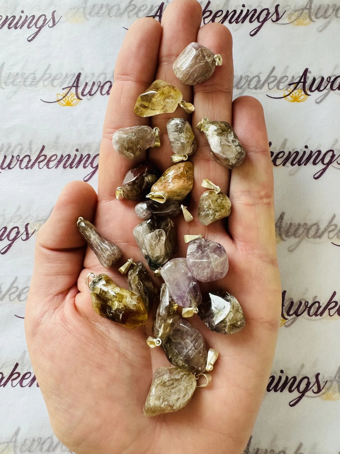 Super Seven 7 (Sacred Melody Stone) Pendants - Tumbled