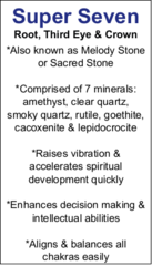 Super Seven 7 (Sacred Melody Stone) Pendants - Tumbled