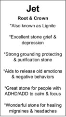 Whitby Jet  - Tumbled