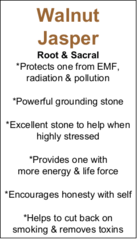 Walnut Jasper- Tumbled