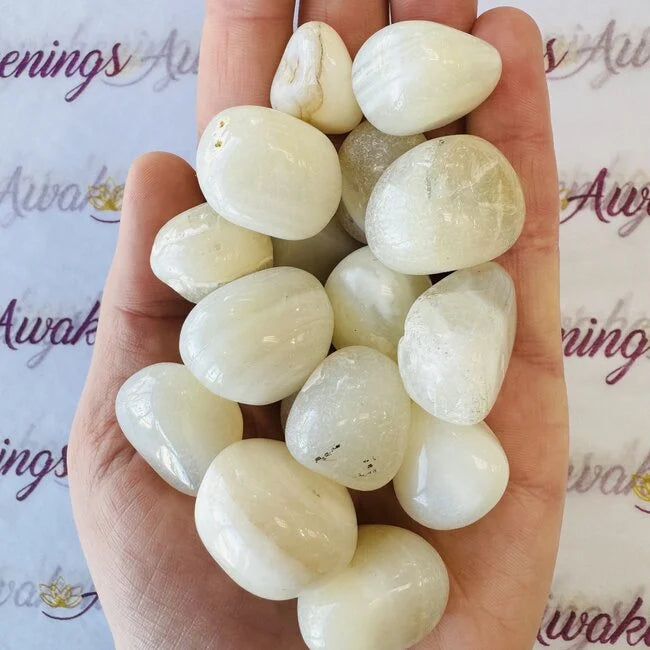 White Chalcedony - Tumbled