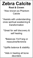 Zebra Calcite - Tumbled
