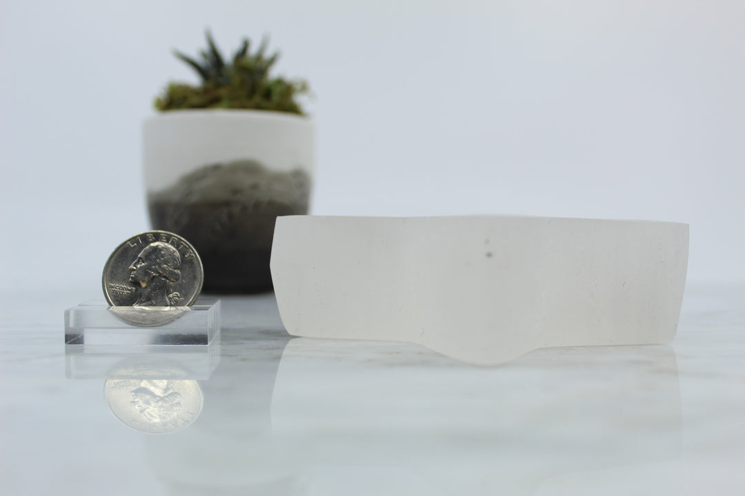 Selenite/Satin Spar Star Charging Bowl