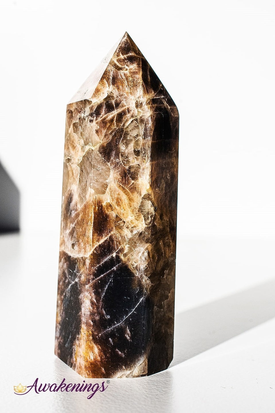 Black Moonstone Tower/Point/Generator -Medium(2-4")