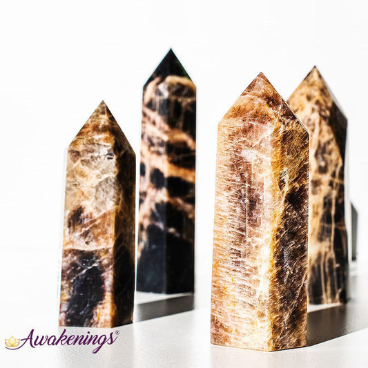 Black Moonstone Tower/Point/Generator -Medium(2-4")