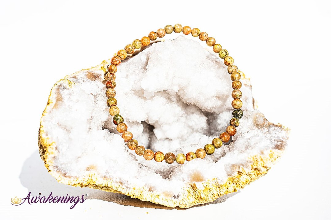 Autumn Jasper Bracelet-4mm