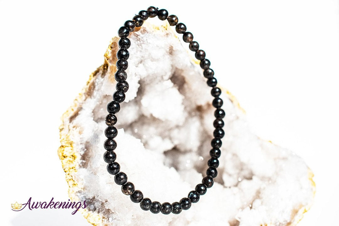 Arfvedsonite Bracelet - 4mm