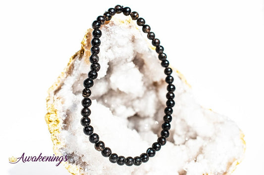 Arfvedsonite Bracelet - 4mm