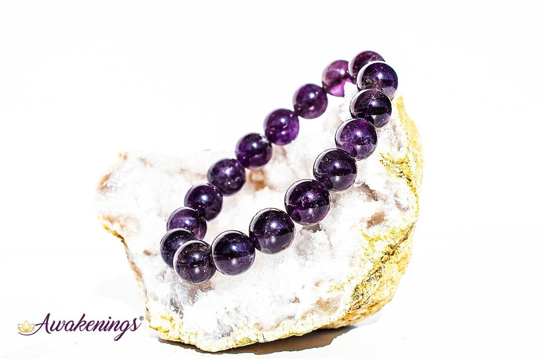 Amethyst Bracelet- 12mm