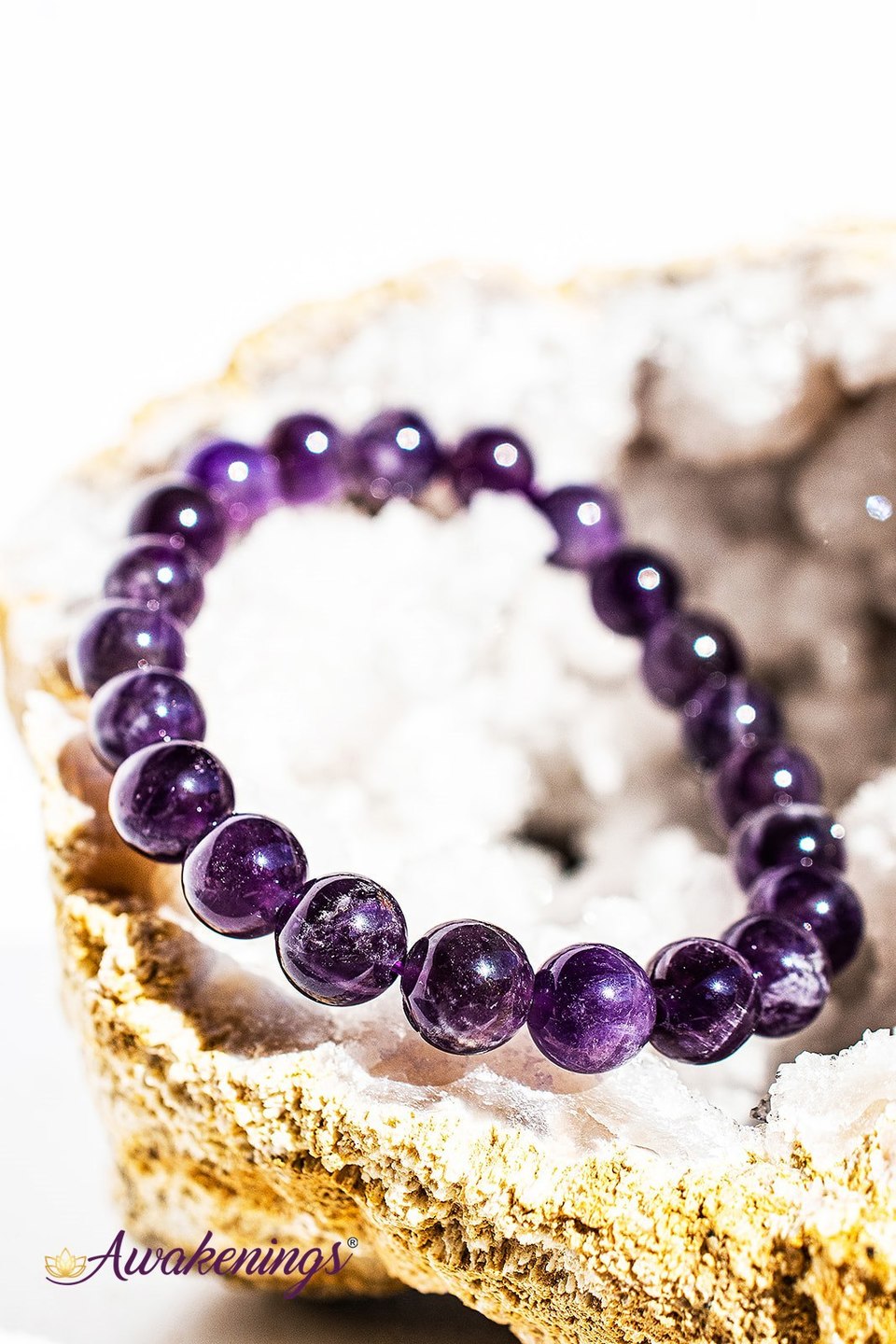 Amethyst Bracelet- 8mm