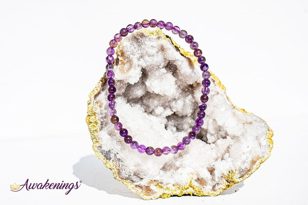 Amethyst Bracelet- 4mm