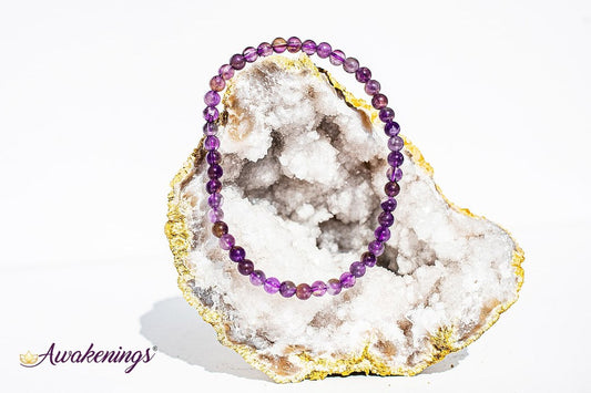 Amethyst Bracelet- 4mm