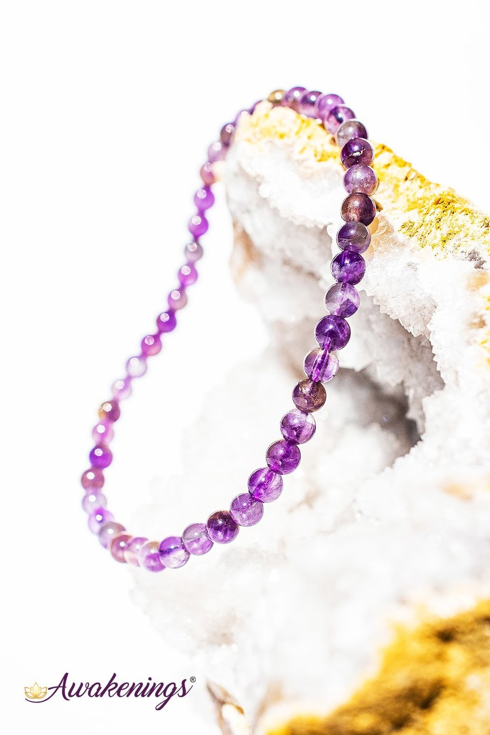 Amethyst Bracelet- 4mm
