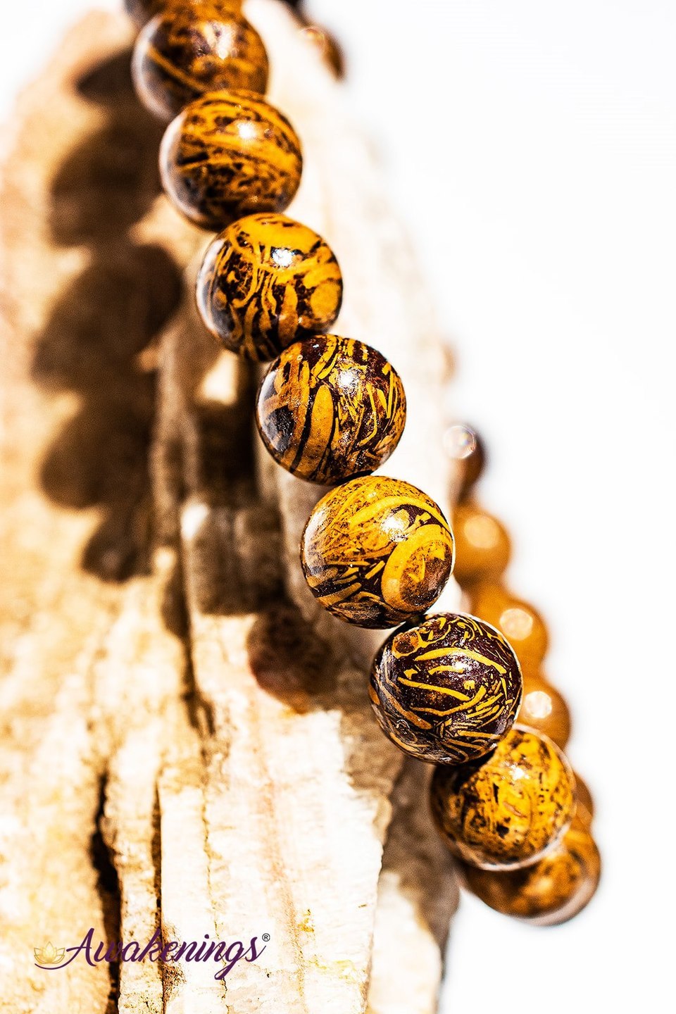 Arabic/Miriam Jasper Bracelet-8mm