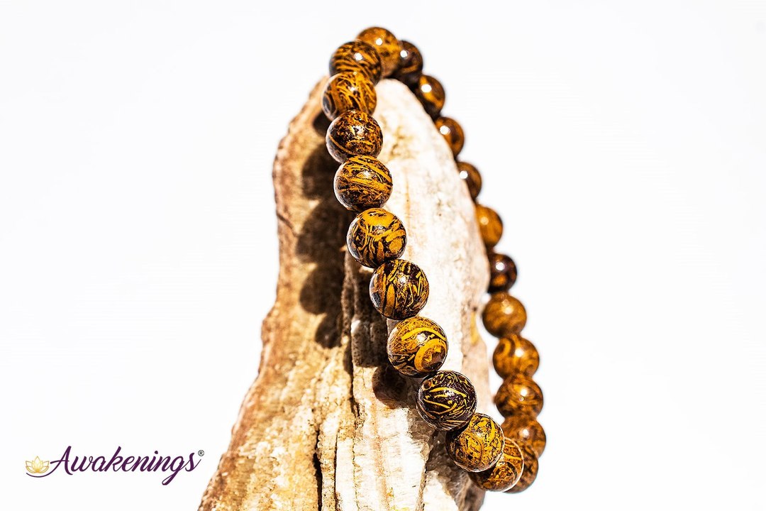 Arabic/Miriam Jasper Bracelet-8mm