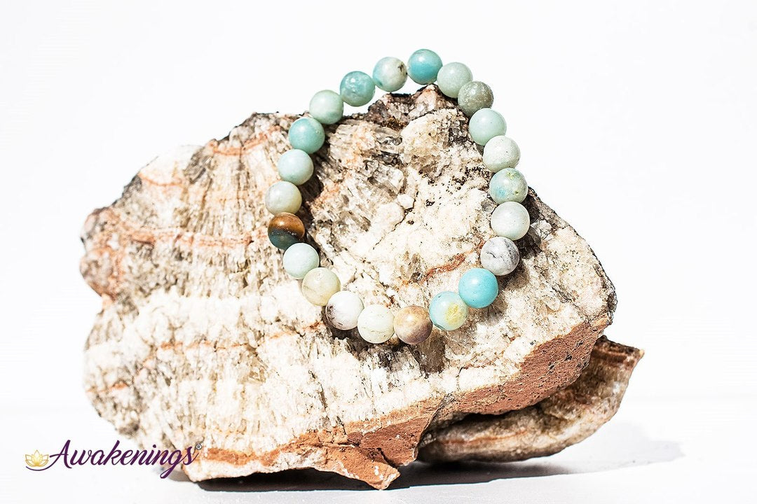 Mixed Amazonite Bracelet-8mm