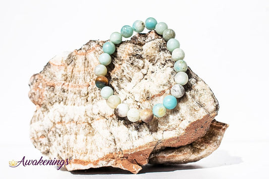 Mixed Amazonite Bracelet-8mm